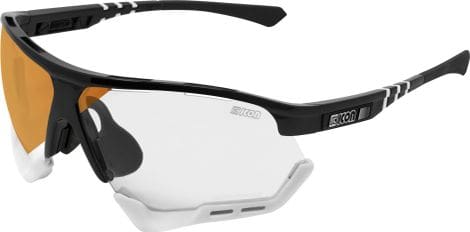 Scicon Sports Aerocomfort SCN XT XL Lunettes De Soleil De Performance Sportive (Miroir De Bronze Photocromique Scnxt/Luminosité Noire)