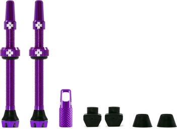 Kit de Valve MUC OFF Tubeless V2 (paire) 60mm Violet