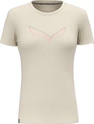 Salewa Pure Eagle Frame Dry Damen T-Shirt Weiß