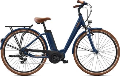 Electric City Bike O2 Feel iVog City Up 3.1 Shimano Tourney 7V 400 Wh 26'' Bleu Boréal