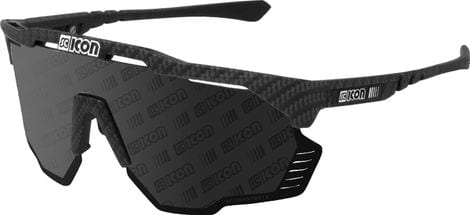 Scicon Sports Aeroshade Kunken Monogram Lunettes De Soleil De Performance Sportive (Scnpp Multimiror Silver/Compagnon De Carbone)