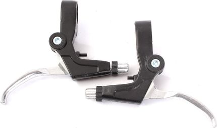 Paire de leviers de frein V BMX KHE PROMAX noir-argent