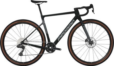 Megamo Silk 05 SLR Gravel Bike with Shimano GRX Di2 12-speed, 700 mm, Black/Silver, 2027