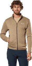 Chaqueta polar Salewa Puez Rocca Polarlite beige para hombre