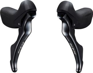 Coppia di comandi Shimano STI 105 ST-R7000 11V neri