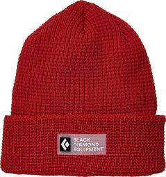 Black Diamond Double Waffle Beanie Rot