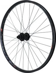 ROUE VTT 27.5  PLUS TRUCKY 35 DISC ARRIERE NOIR MOY CENTERLOCK MT510 12V. MICROSPLINE (TUBELESS ET TUBETYPE) POUR AXE TRAVERSANT 12-148  POUR PNEU 27.5X2.20-2.80  - JANTE INTER 35mm