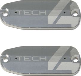 Hope Tech4 Silver Tank Cover (x2 Units)