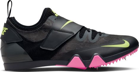 Chaussures d'Athlétisme Unisexe Nike Pole Vault Elite Noir Rose Jaune