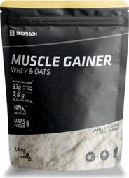 Whey Muscle Gainer Pulver Decathlon Nutrition Vanille 1.5kg