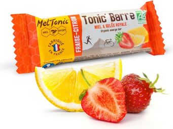 Barre énergétique Bio Meltonic Tonic' Barre Fraise/Citron - 25g