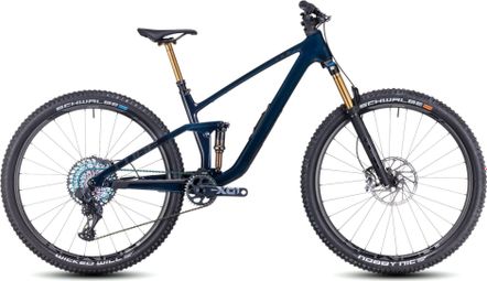 VTT Tout-Suspendu Cube Stereo One44 C:68X SLT Sram XX1 Eagle AXS 12V 29'' Bleu Liquid 2024