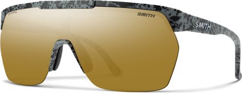 Smith XC Matte Gray Marble Brille - ChromaPop Polarized Bronze Mirror Display