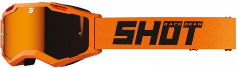 Masque Shot Assault 2.0 Solid Iridium Orange Fluo