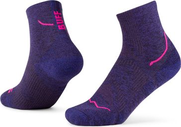 Chaussettes Buff Dryflx Quarter Violet 