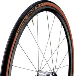 Pneu route 700x25 ts Deli conzeta anti crevaison 1.3mm noir/marron tan sa-249 (25-622)