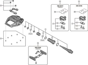 Paire de Pédales Shimano PD-EH500 (Cales SPD SM-SH56 Incluse) — vue 5