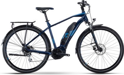 VTC Électrique Raymon TourRay E 2.0 Tektro T350 8V 500 Wh 700 mm Bleu 2023