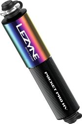 Lezyne Pocket Drive Pro HV Handpumpe Schwarz/Neo Metallic