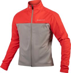 Endura Windchill II Long Sleeve Jacket Red / Grey