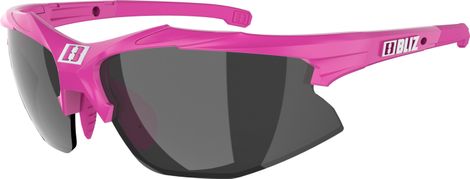 Brille Bliz Hybrid Small Pink/Smoke Silver Mirror + Orange&Clear Gläser