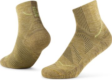 Buff Dryflx Quarter Beige Sokken