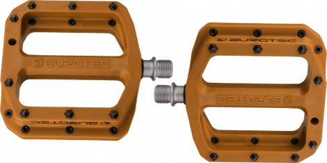 Burgtec MK4 Composite Flat Pedals Burgtec Brown