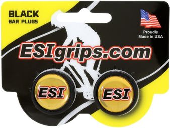 ESI Bar End Plugs Black 