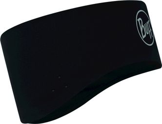 Stirnband BUFF WINDPROOF Graues Logo Schwarz