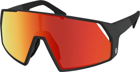 Scott Pro Shield-bril, zwart met AMP-rood en chroom