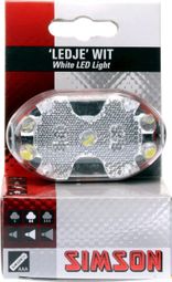 SIMSON phare 5 led batterie guidon potence