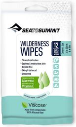 Sea To Summit Wipes 16 x 20cm Pack of 12