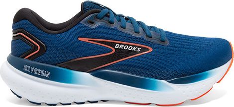 Brooks Glycerin 21 Running Shoes Blue Red Men's