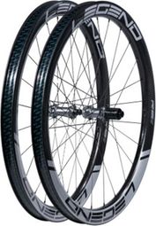 Paire de Roues Carbone 45P RS5 Route Disc R27 / 700mm / 12x100-12x142mm / centerlock