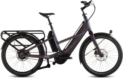 Vélo Cargo Longtail Électrique Cube Longtail Hybrid Comfort 800 Enviolo Heavy Duty 800 Wh 26'' Gris Rouge Mineral 2026