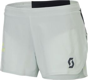 Pantaloncini con spacco Scott RC Run Grigio Donna