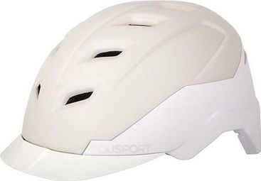 Casque Polisport Ecity Crèmewit M pour Pédalage de Vitesse 55-58 cm