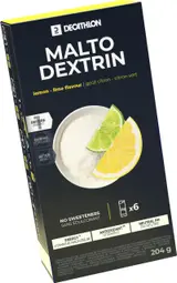 Decathlon Nutrition Peto de bebida de maltodextrina de limón 6x34g