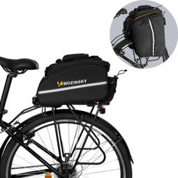 Sacoche vélo spacieux 35L Noir