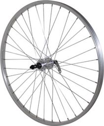 ROUE VTT 26  ARRIERE ALU MOY BLOCAGE ROUE LIBRE 7-6V.