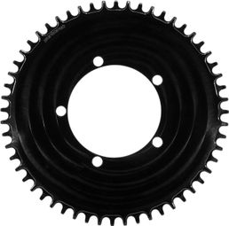 Plato redondo Aero Garbaruk 5 agujeros 110 BCD negro