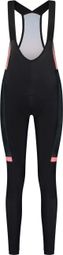 Cuissard Long Velo Avec Bretelless Avec Peau Rogelli Select II - Femme - Corail/Noir