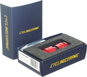 CyclingCeramic Pressfit 30 Bottom Bracket Red