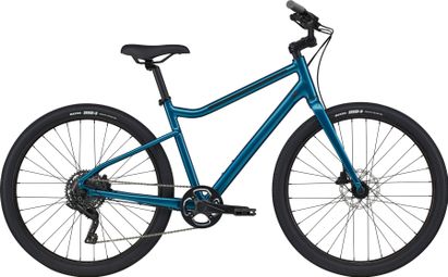 Bicicleta de ciudad cannondale treadwell 2 microshift advent 9v 650b azul turquesa