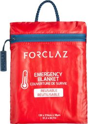 Couverture de Survie Réutilisable Forclaz Orange