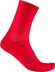 Castelli Espresso 2 Calze Donna Rosso