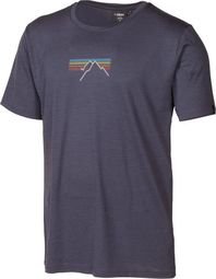 T-shirt Ivanhoe UW Ceasar Sunset pour homme - 100% laine mérinos extra fine - Bleu