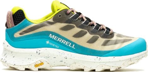 Chaussures de Randonnée Femme Merrell Moab Speed Gore-Tex Bleu/Blanc