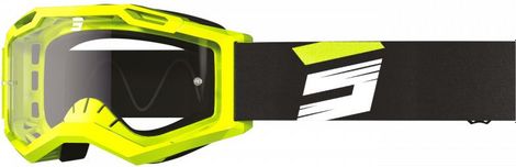 Masque Shot Assault 2.0 Noir Jaune Fluo