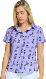 Chemise Dharco Tech Party Violet Femme